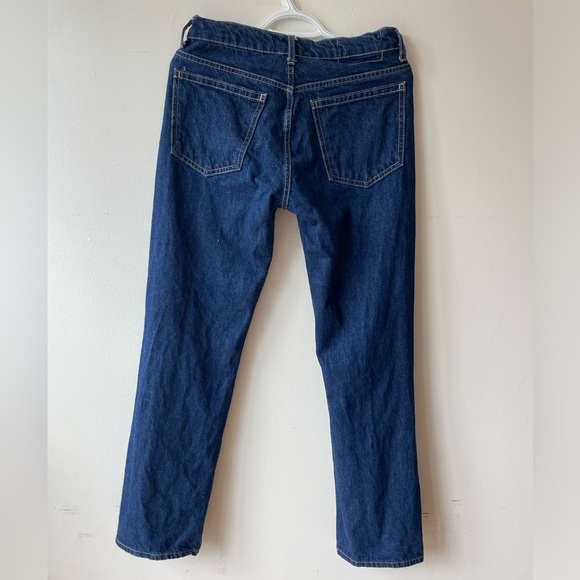Zara TRF Mid-Rise Straight Leg Boyfriend Jeans - Picture 4 of 5